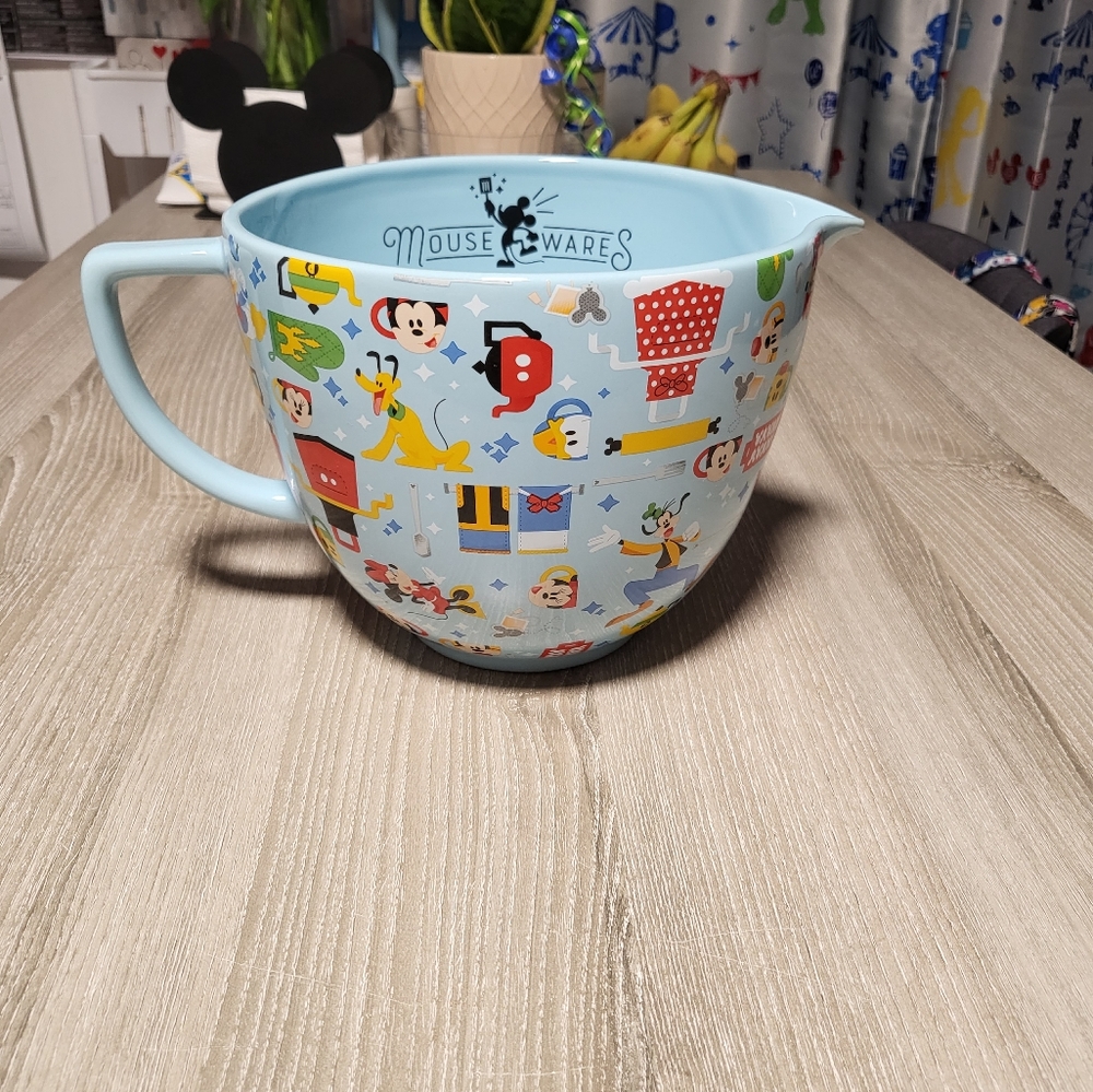 Disney Mickey Mouse Ceramic Mixing Bowl New